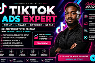 run tiktok ads campaign, tiktok ads manager, and tiktok marketing