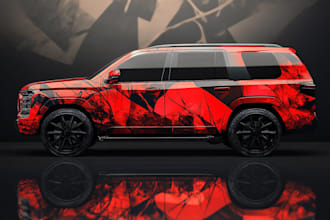 design a custom vehicle wrap