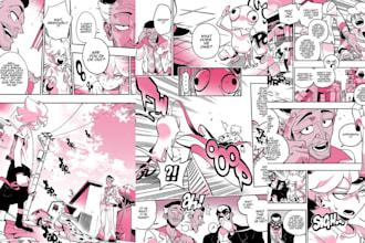 draw comic book illustration graphic novel comic strip superhero comic artist