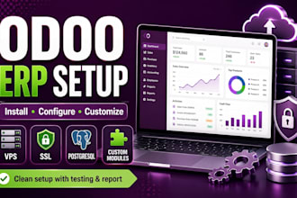 install, configure and customize odoo erp on your vps