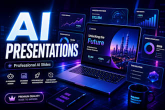 create professional ai presentations and pitch deck