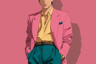 convert your photo into patrick nagel art