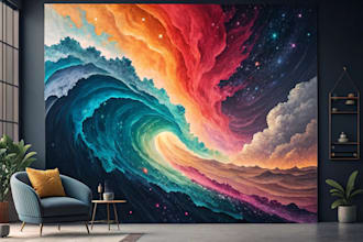 create stunning custom abstract art for your space