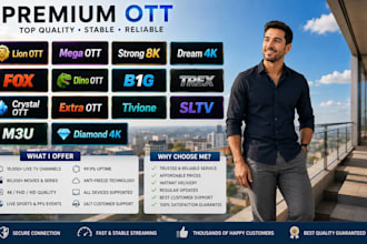 configure stable reseller panel, strong 8k, dream 4k, lion ott, mega ott, trex