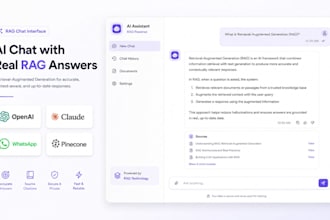 build ai chatbot, custom gpt, rag, whatsapp chatbot, openai claude