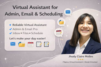 do a personal admin and assistant