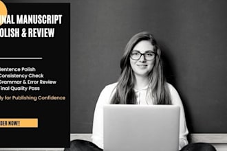 polish, refine, and double check your manuscript before publishing