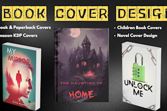best photographic book cover designer for amazon and ebook
