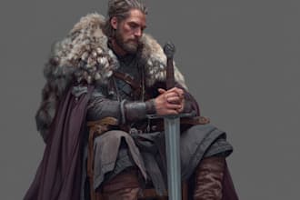 do fantasy character art and unique fantasy character