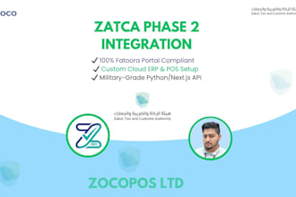 build pos and zatca phase 2 invoicing cloud erp integration