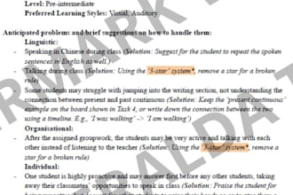 create your lesson plan