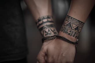 create a profesional tribal tattoo design