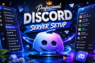 setup a professional discord server for gaming and esports