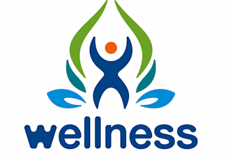 create minimalist logo for wellness and self care brands