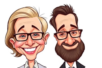 create a custom caricature illustration from your photo