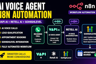 build real estate ai voice agent n8n automation vapi ai retell ai gohighlevel
