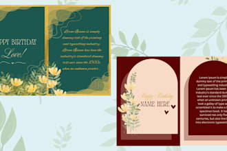 make beautiful elegant birthday cards