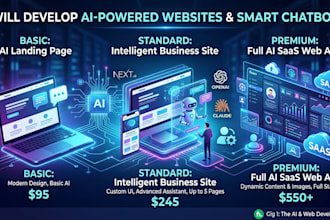 build an intelligent, ai powered website or chatbot