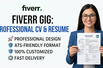 write, rewrite, and design a professional resume, cv, and cover letter
