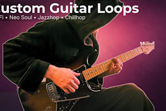 create custom guitar loops for lofi and neo soul music