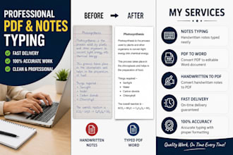 do fast and accurate PDF typing