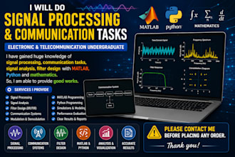 signal processing and communication tasks