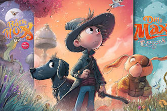 do cartoon book illustrations and book cover illustration
