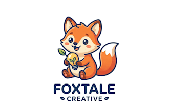design a cute animal mascot logo for your brand