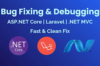 fix bugs and errors in your aspnet core or laravel app
