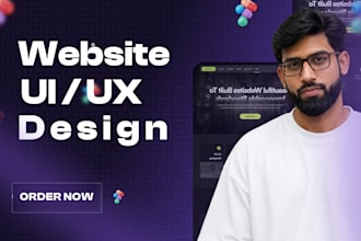 create figma landing page ui ux , website ui ux design