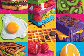 design food pop art of your food pop art