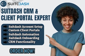 setup suitedash client portal, suitedash CRM automation and workflow expert