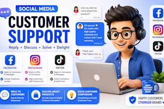 provide virtual social media customer support and engagement
