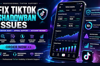 audit tiktok shadowban issues provide tiktok appeal support