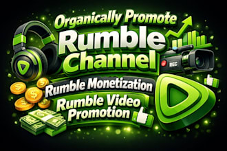 targeted promote rumble channel, rumble monetization, rumble views and subs