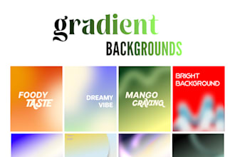 create premium gradient background designs for your brand