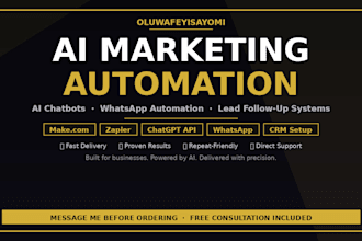 set up ai marketing automation with chatbot