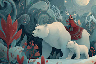 design christmas themed illustration