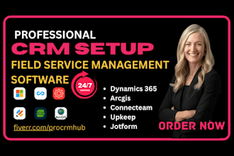 set field service management software crm arcgis dynamics 365 upkeep connecteam