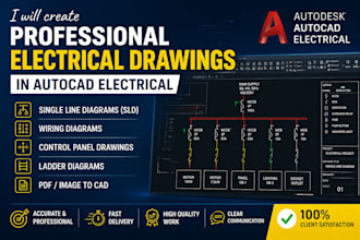 create professional electrical drawings in autocad