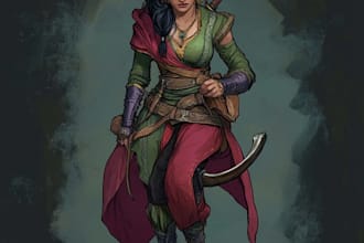 make a dd art dnd character art