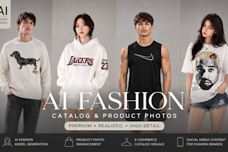 create professional ai fashion catalog photo