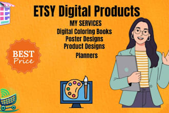 design etsy digital products
