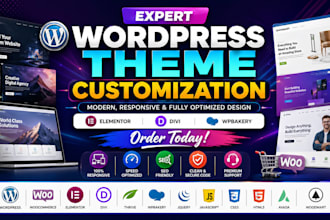 customize wordpress theme, landing page, pixel perfect design, SEO friendly