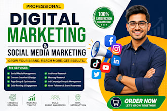 work on digital and social media marketing