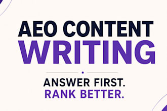 write aeo optimized article for your brand
