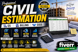 do civil engineering quantity estimation and boq