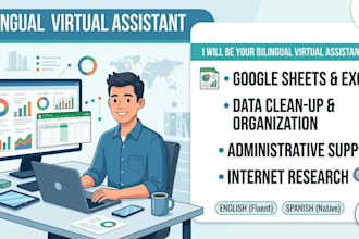be your bilingual virtual assistant for google apps and admin tasks