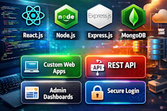 develop a full mern stack web app