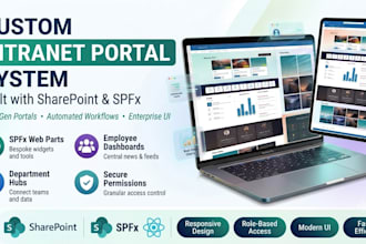 build custom sharepoint online intranet portal using spfx